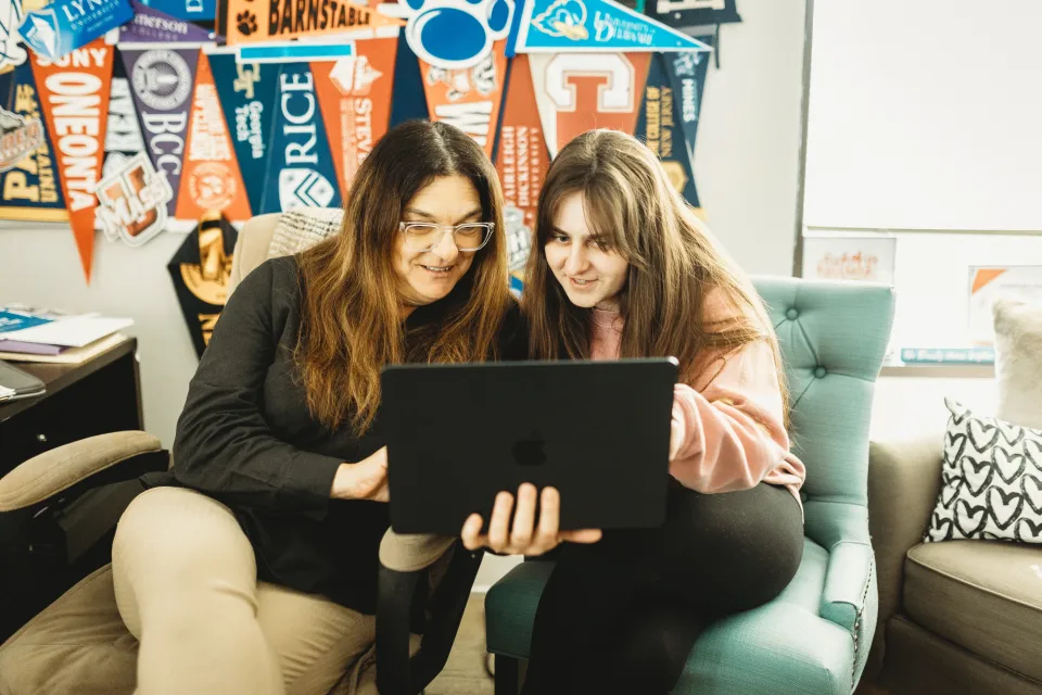 Students studying together